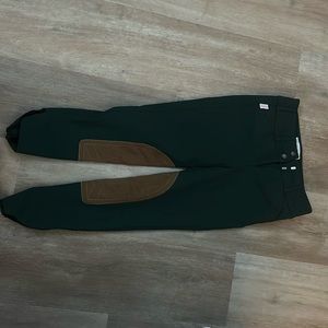 Tailored sportsman breeches size 24R hunter green